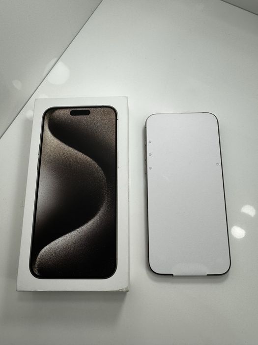 iPhone 15 Pro Max Natural Titanium 512GB NOVO bateria 100%