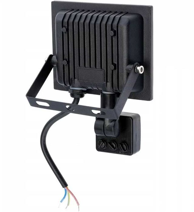 HALOGEN lampa z czujnikiem ruchu naświetlacz led biały zimny IP66 20W