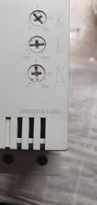 Softstart SIEMENS SIRIUS typ. 3RW3044-1AB04, 30 kW