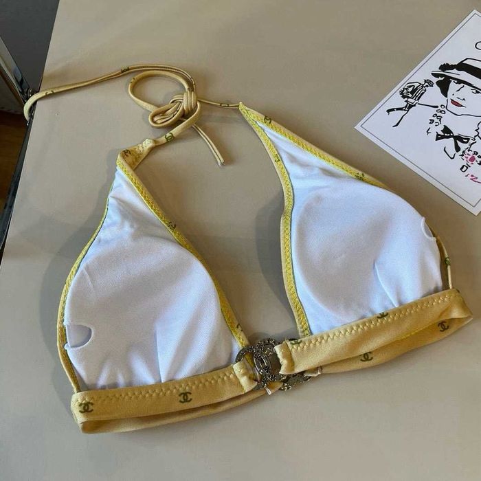 Chanel Bikini Złoty strój kąpielowy