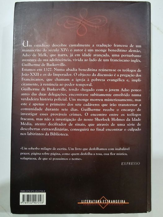 Umberto Eco- O nome da Rosa