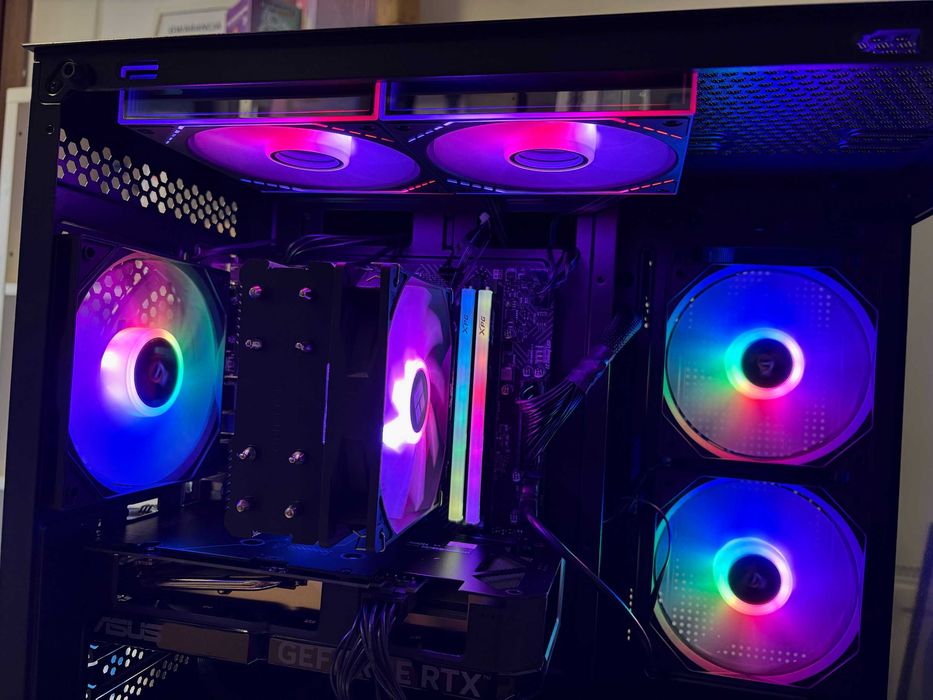 KOMPUTER Gamingowy PC INFOMAX I5-12th 16GB 1TB RTX 4060 8GB LED W11