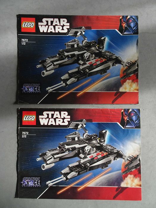 Antigo catálogo Lego Star Wars - 7672 (instruções 1 e 2)