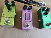 Mini pedais efeitos guitarra