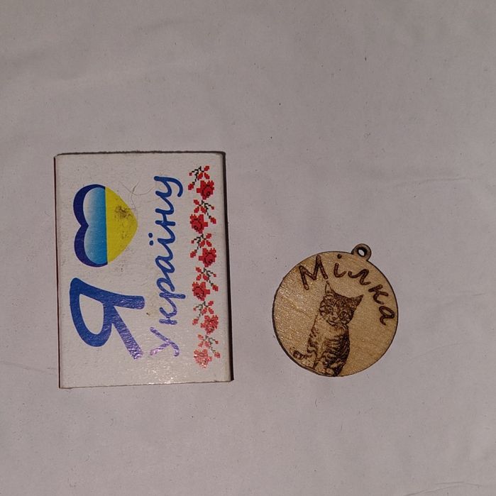 Іменні жетони для котиків.