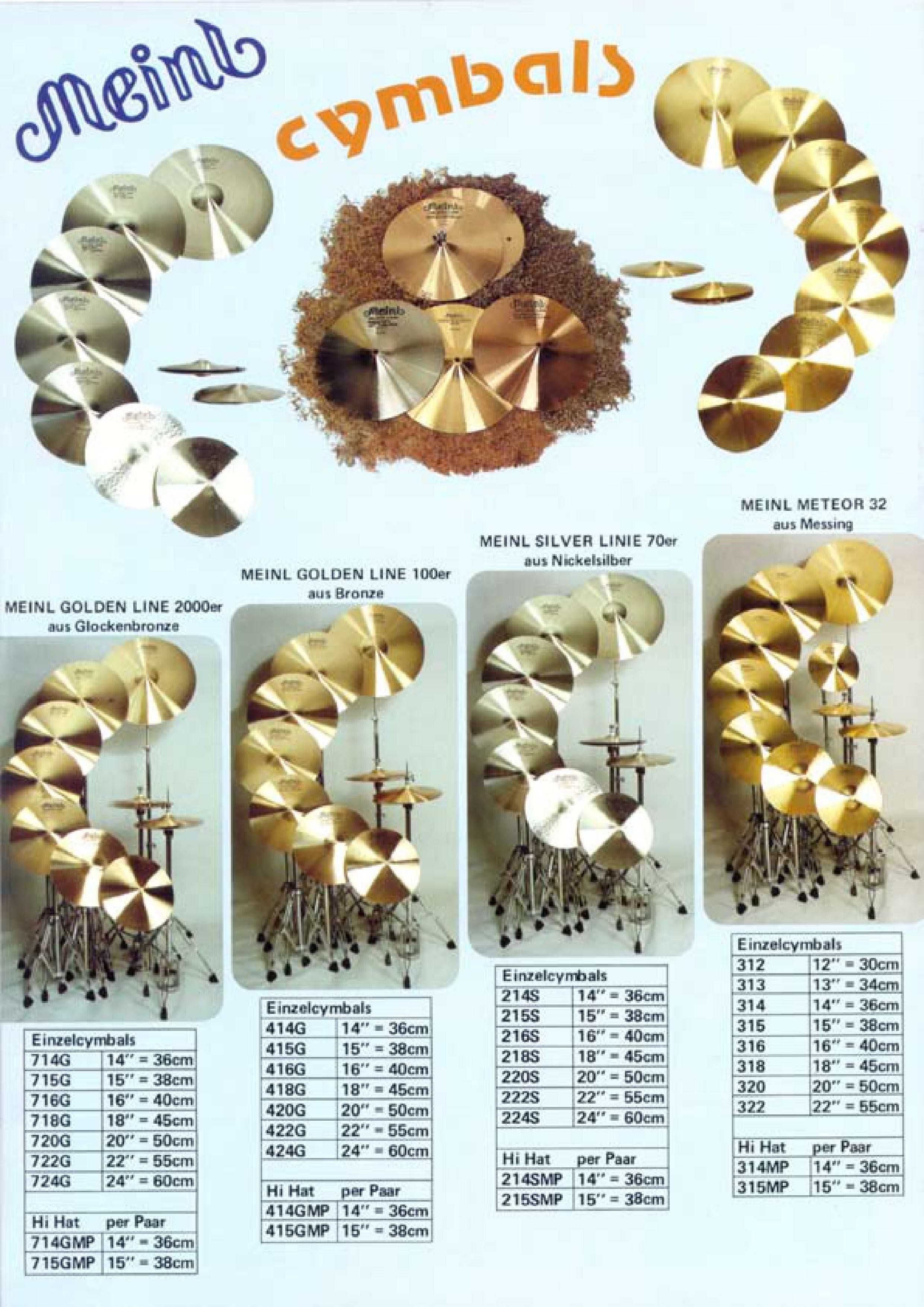 Talerz perkusyjny MEINL METEOR 32 CRASH 16"