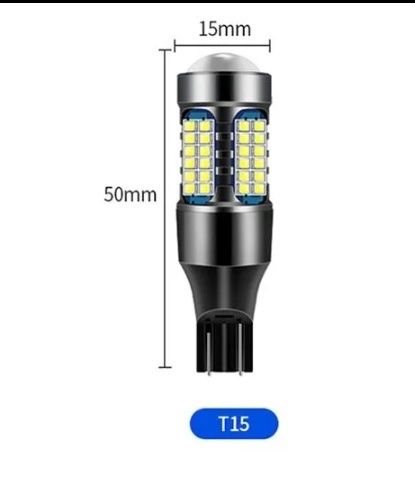 LED авто лампа W16W T15, W21W T20 и P27W T25