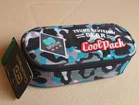 Piórnik Szkolny Coolpack Campus Camo Blue Badges ~ NOWY
