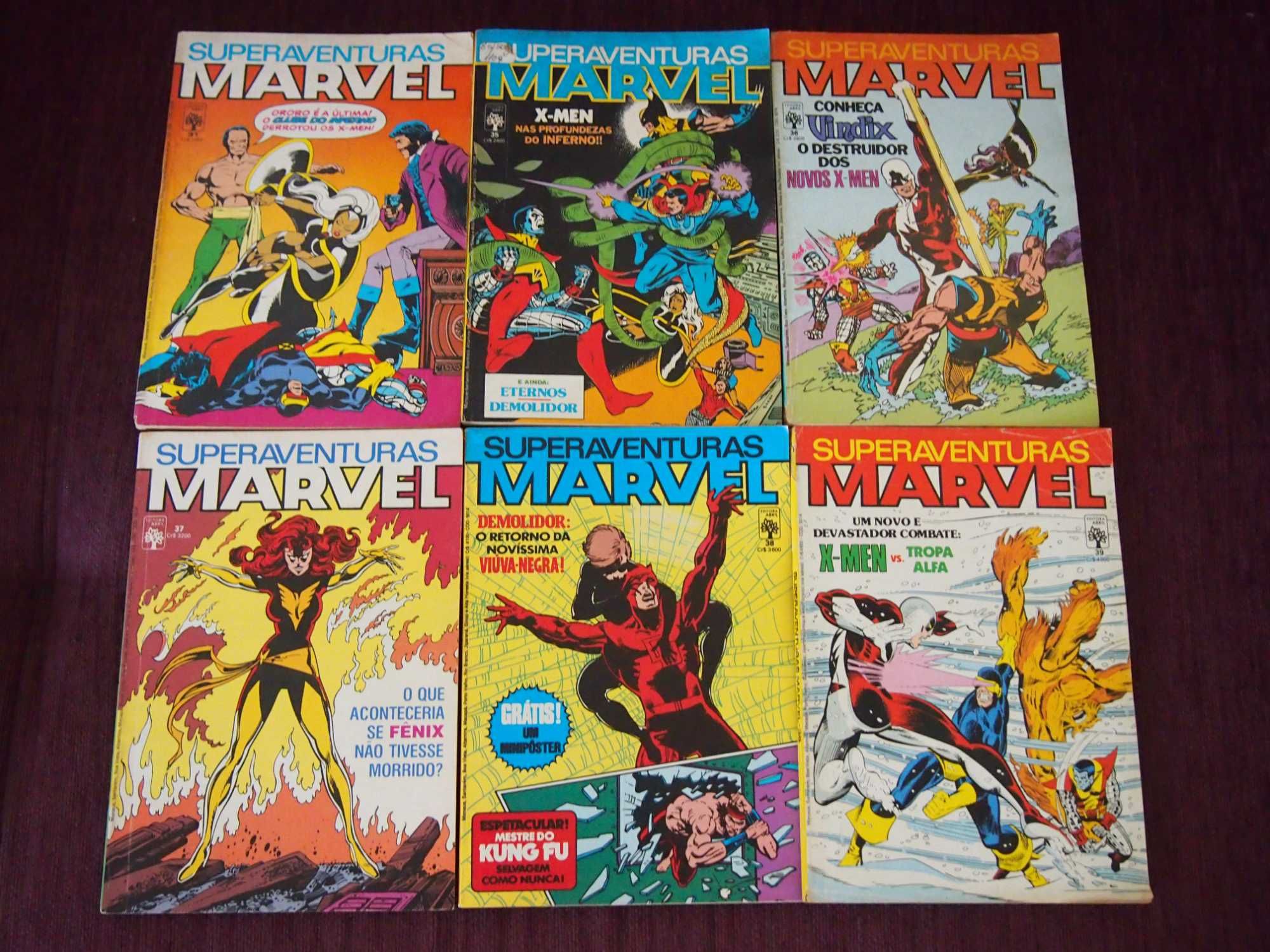 Superaventuras Marvel comics - X-Men, Daredevil...