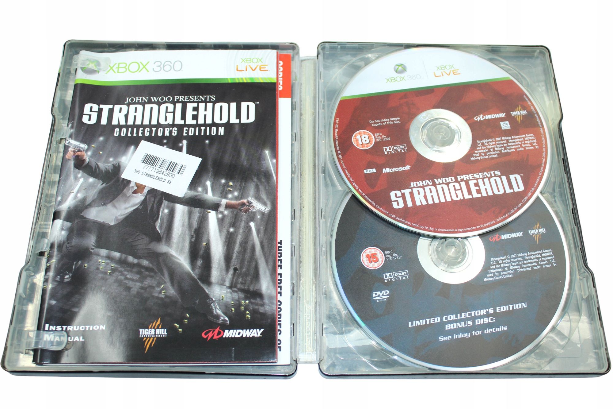 John Woo Presents Stranglehold Steelbook Xbox 360