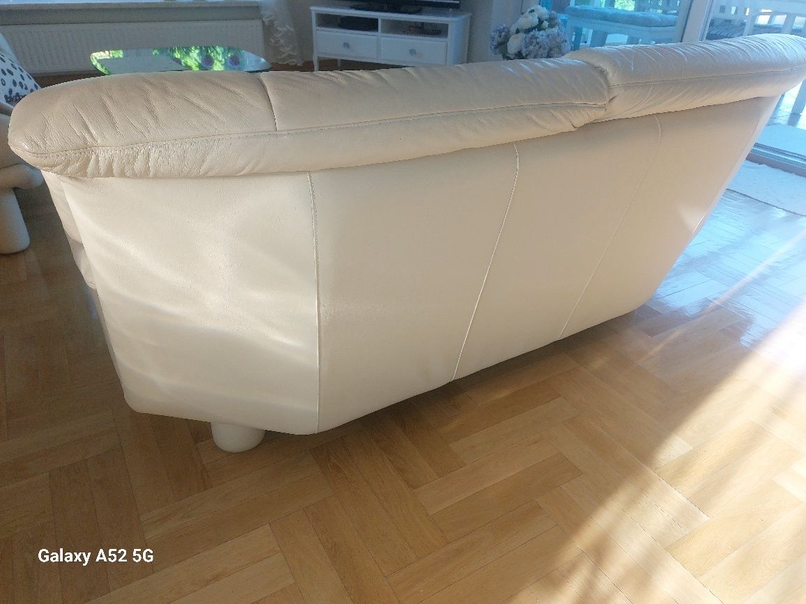 Sofa KLER  skórzana 3 szt