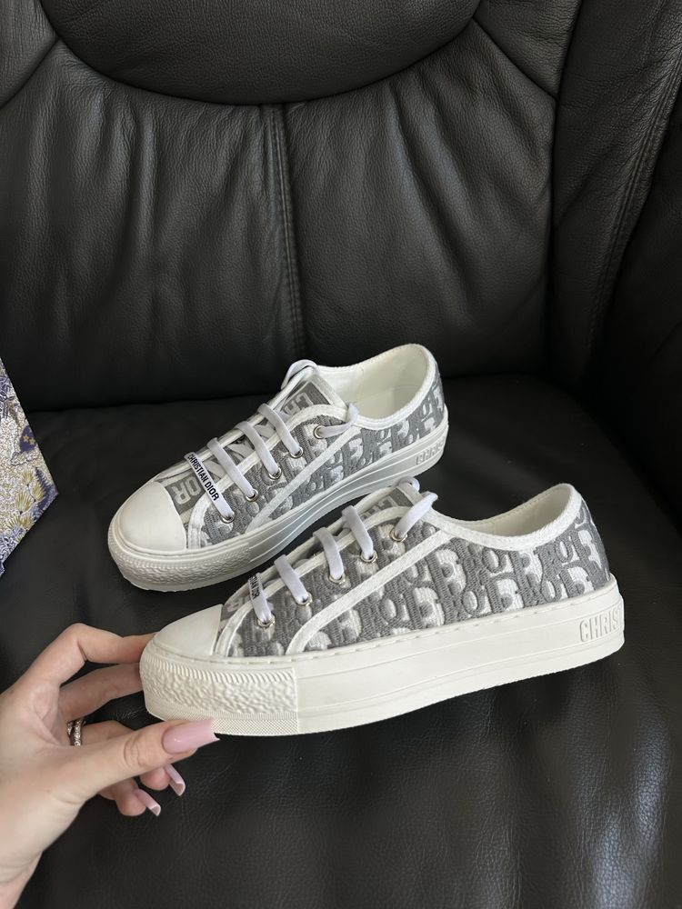 Кеди Christian Dior  сірі жіночі 37,38,39