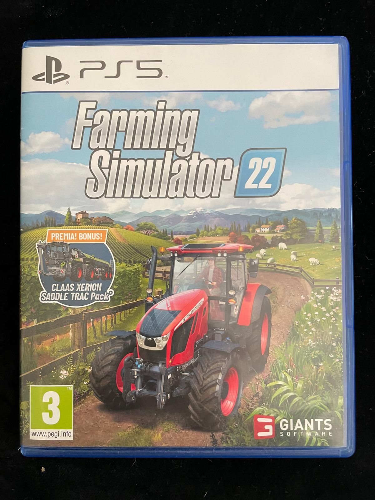 Farming Simulator 22 PL na PS5 Gra po polsku w BDB stanie 3xPL