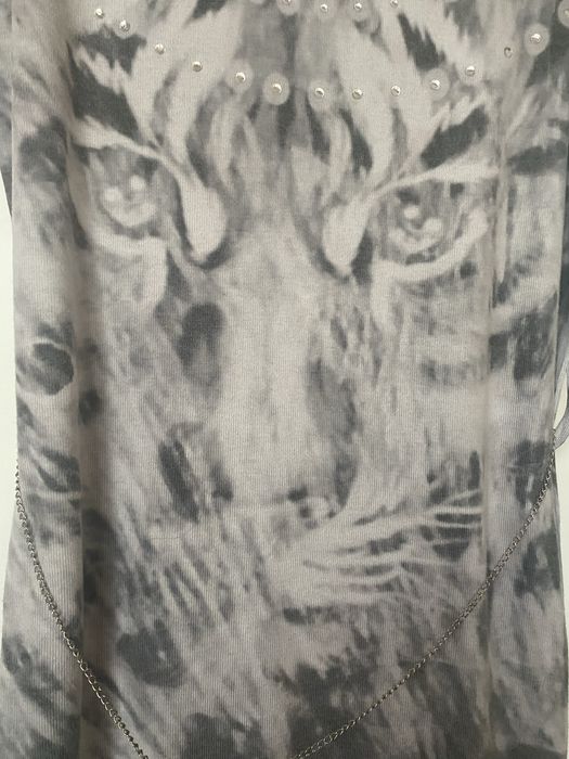 Sukienka szara must have z paskiem