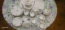Komplet porcelany,12 osób,Wałbrzych,lata 70-te