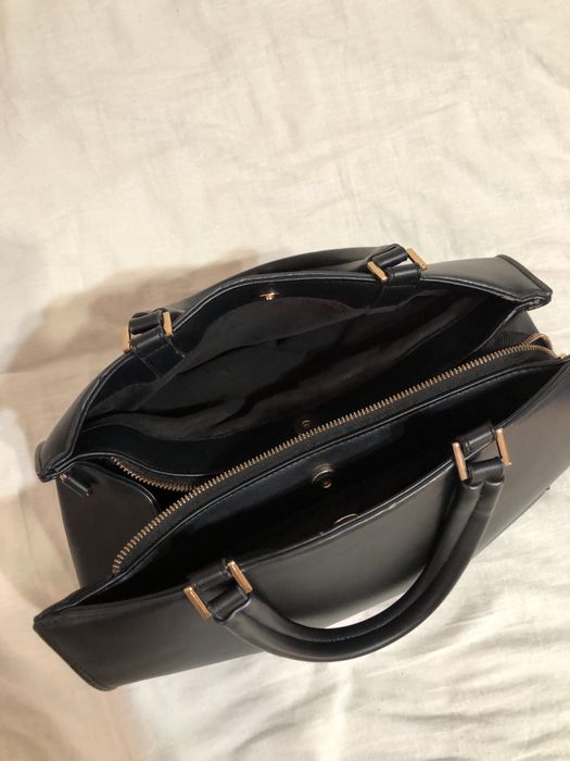 Сумка Jenny Fairy чорна шкіряна вмістка