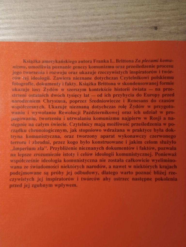 Za plecami komunizmu. Frank L. Britton