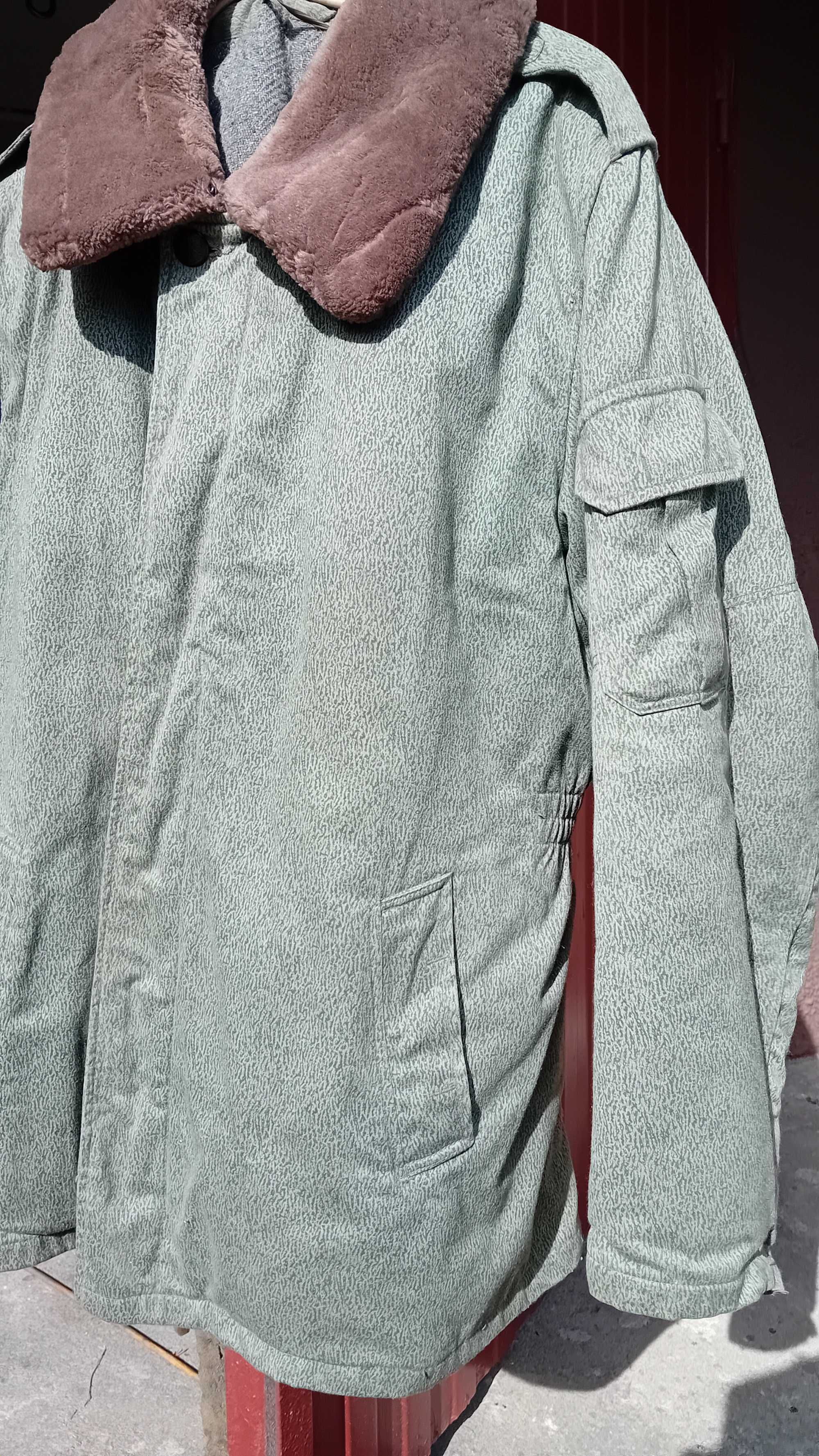 Unikatowa kurtka wojskowa zimowa bechatka z 1984 roku, stare moro