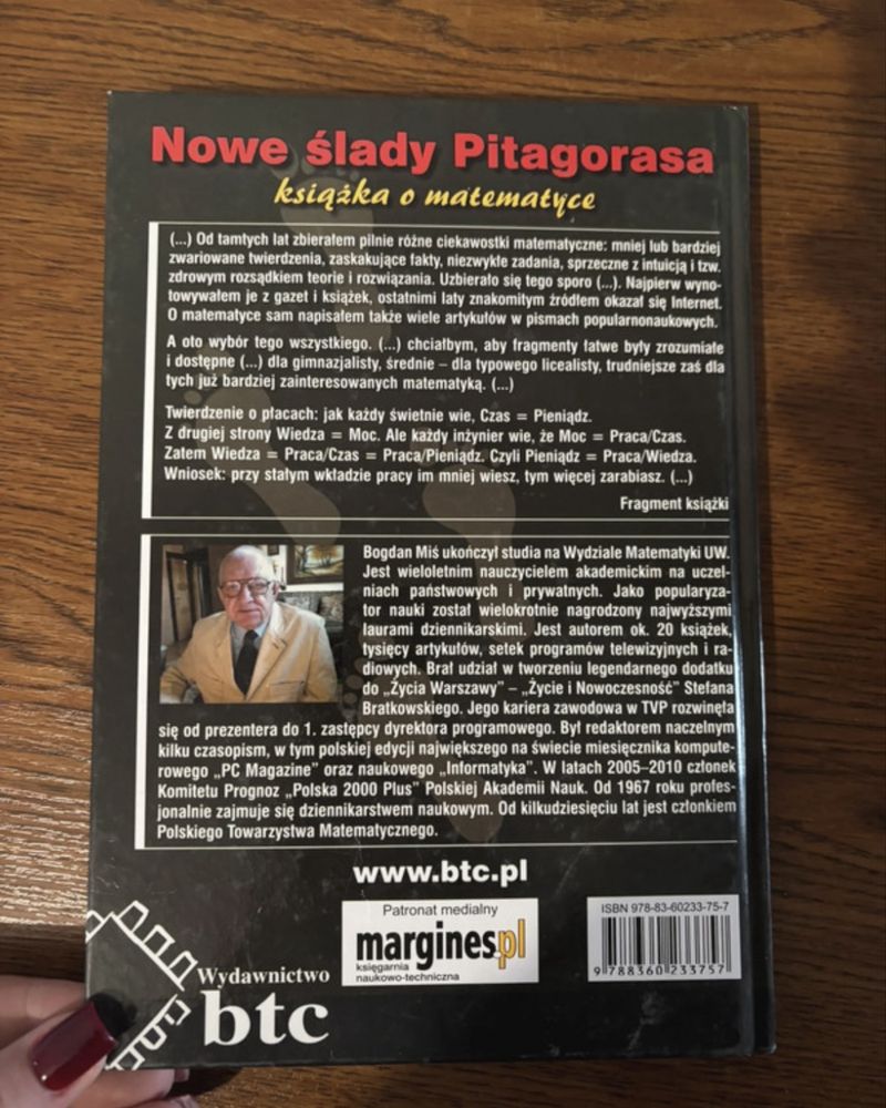 Książka „Nowe ślady Pitagorasa”