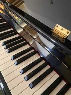 Piano com banco elevatório