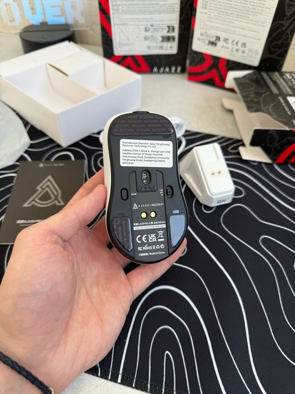 МЕГА РОЗПРОДАЖ! Ігрова мишка AJAZZ AJ159 Pro/White/Black