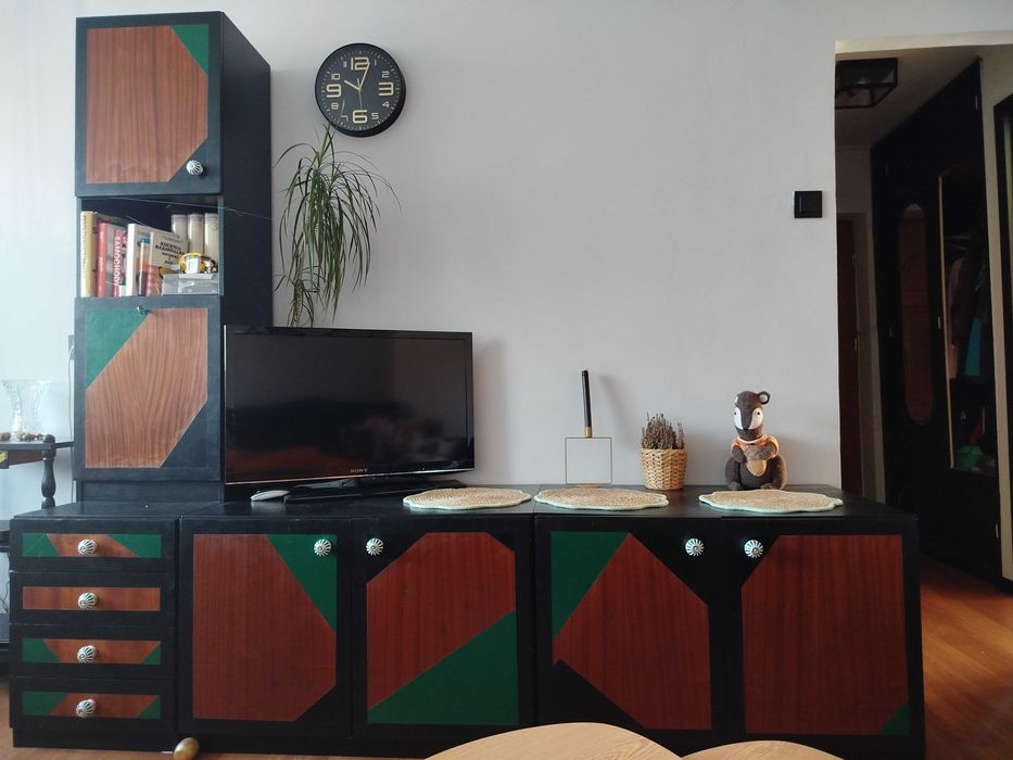 Meblościanka z lat70 po metamorfozie