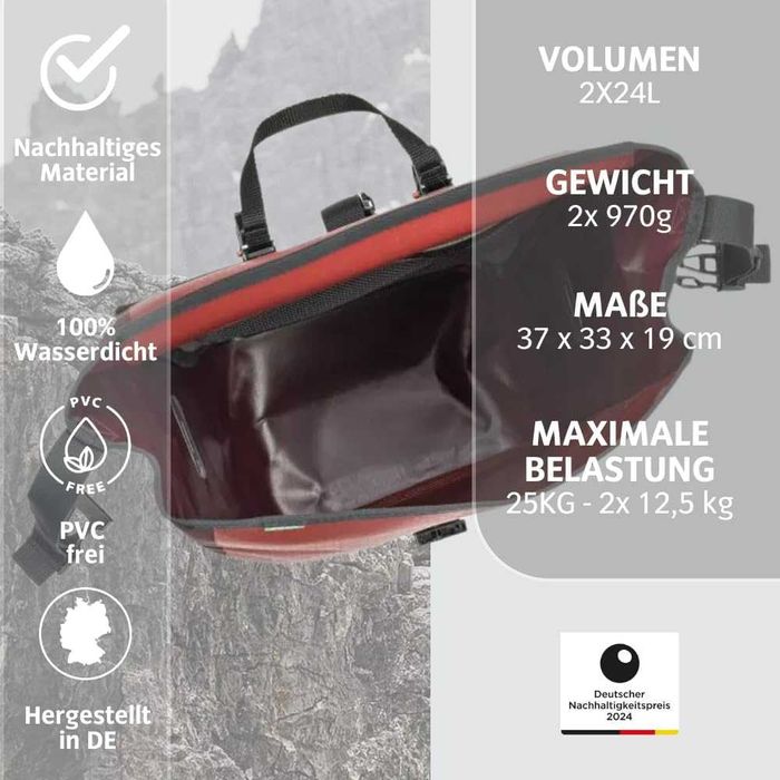 Torba rowerowa Vaude Aqua Back 2x 14l