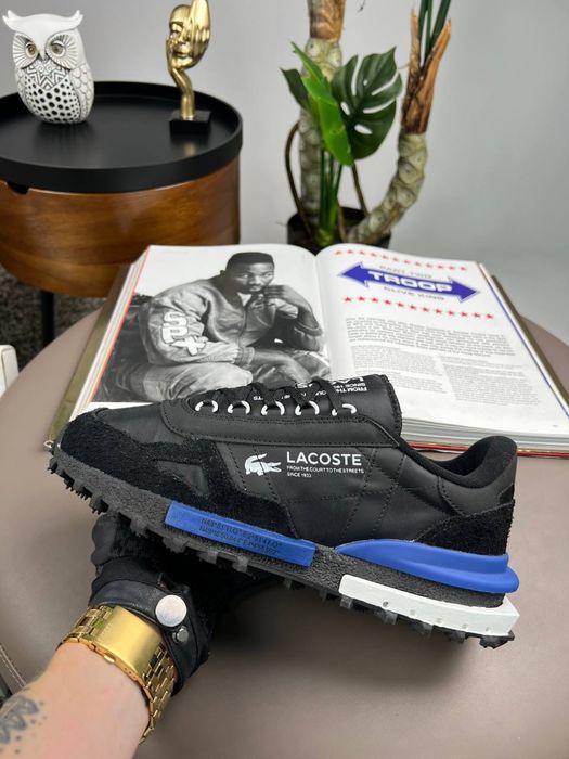 Чоловічі кросівки лакоста Lacoste Elite Active PRM Black Navy [41-45]
