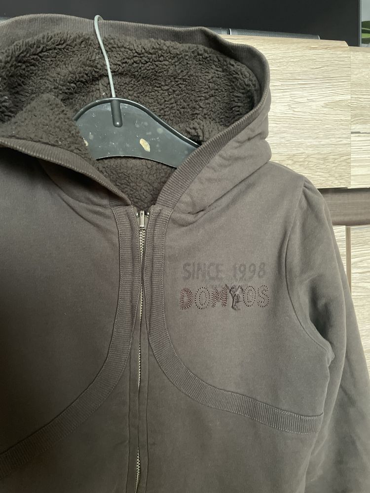 Bluza Domyos brązowa na misiu  159-172 S