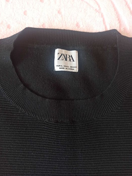 Джемпер мужской черный ZARA размер XL