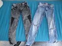 Spodnie jeansy USA modne rozmiar 146