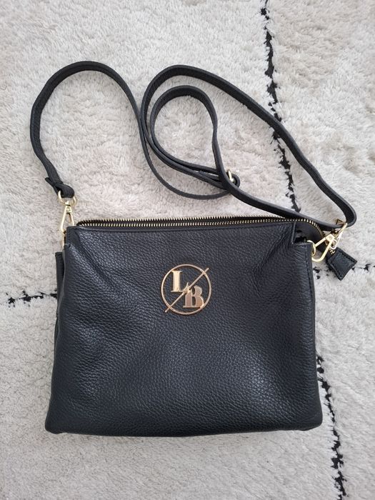 Torebka na ramię skórzana Laura Biaggi L/B