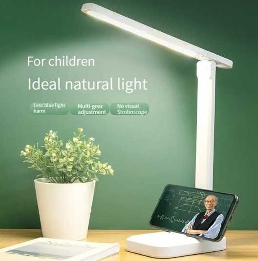 Lampa lampka biurkowa nocna LED przełącznik dotykowy USB ściemniacz