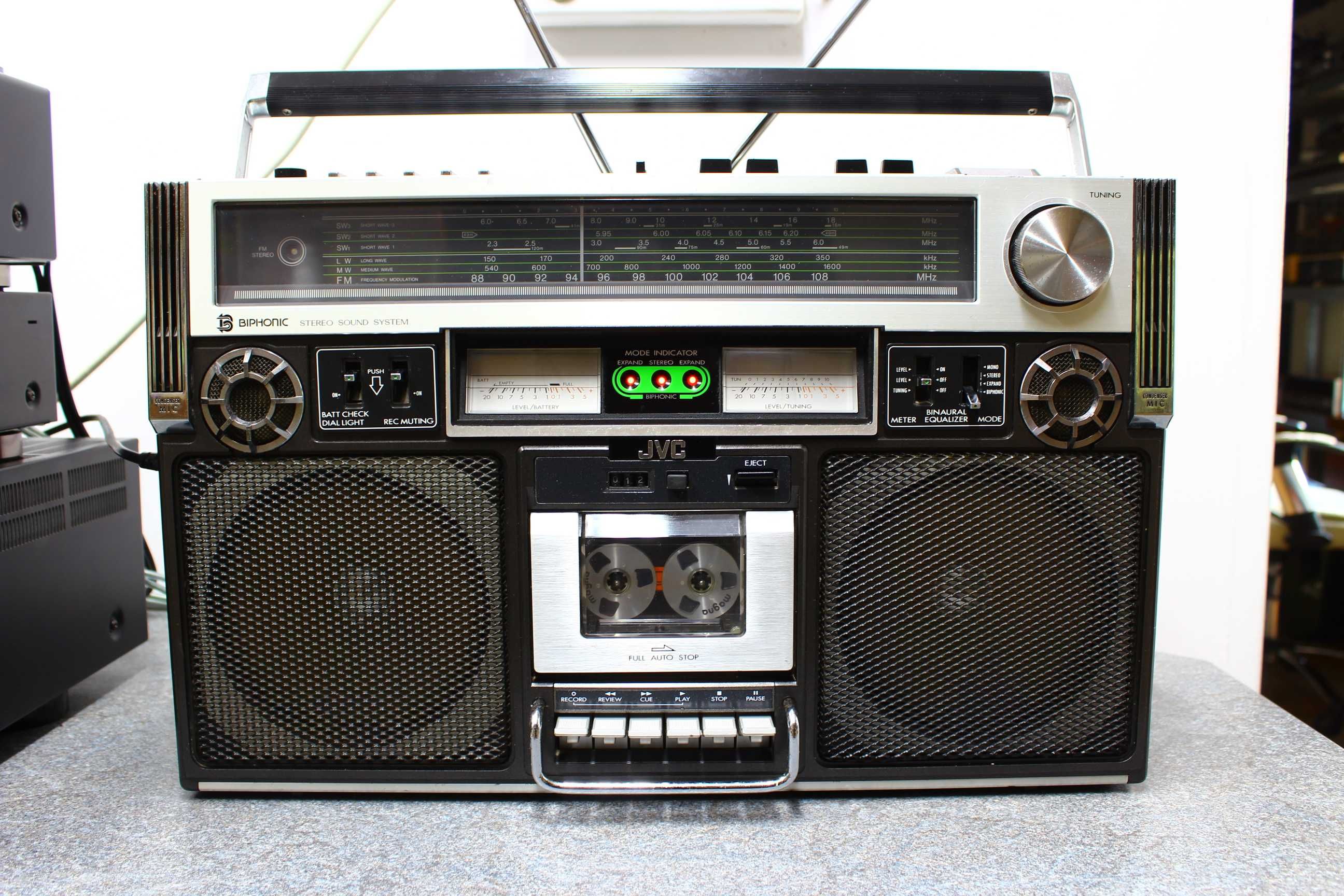 JVC RC-838L Biphonic Boombox Ghettoblaster radiomagnetofon vintage