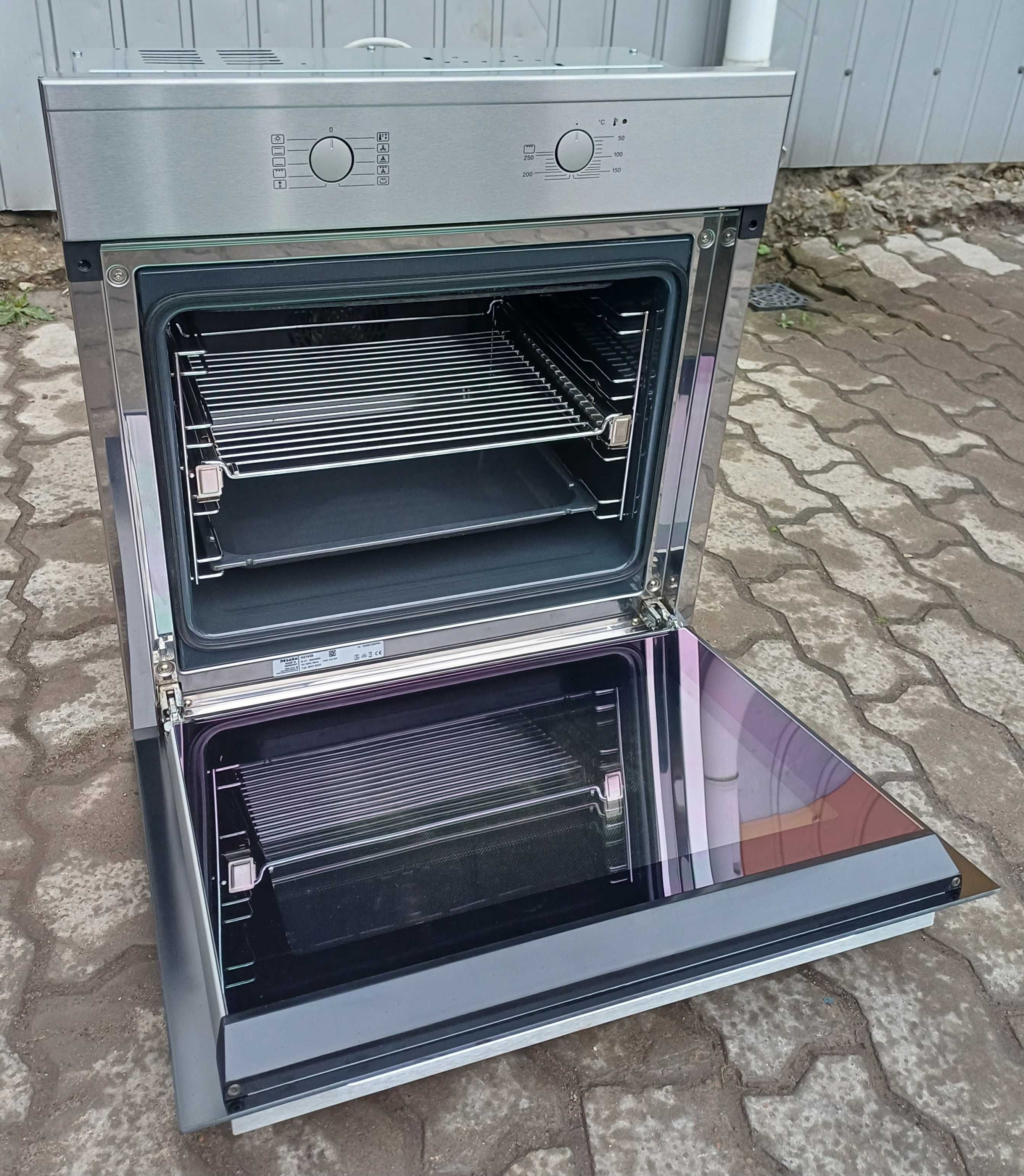 Встраиваемая духовка Миле Miele H 2162 B нерж сталь б/у Germany