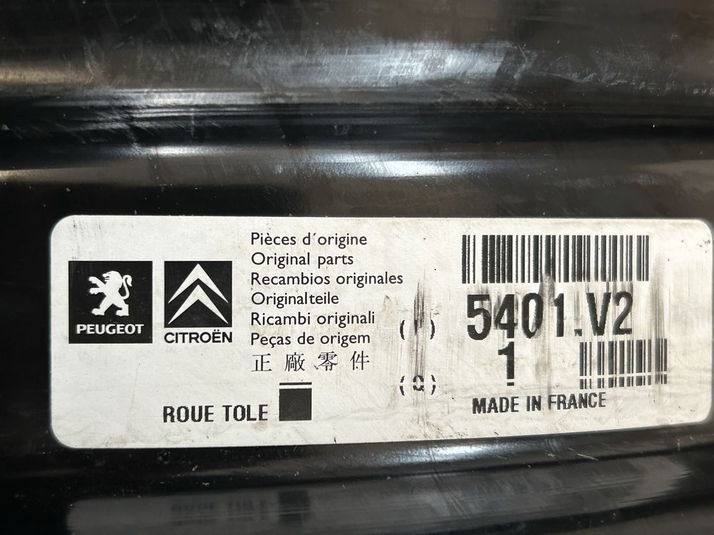 Felgi stalowe stalówki r 16 4x108 otwór 66