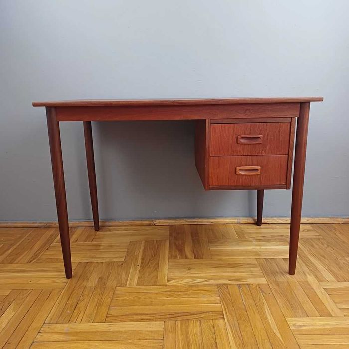 Biurko tekowe Dania lata 70 te