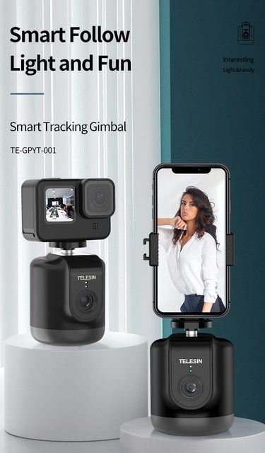 Statyw obrotowy ŚLEDZĄCY Telesin Smart Tracking Do DJI Telefonu GoPro
