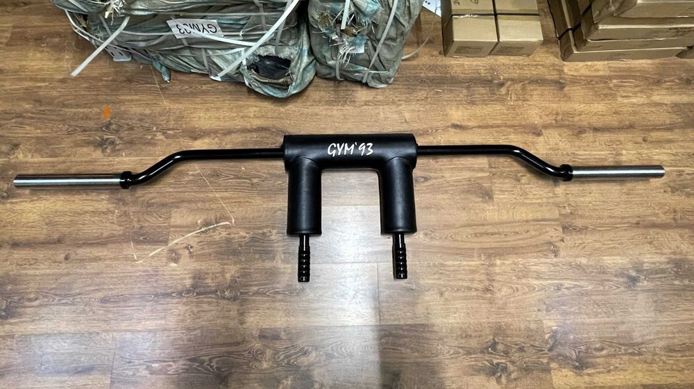 Safe Bar Squat Bar BLACK EDITION LOGO gryf olimpijski do siadów