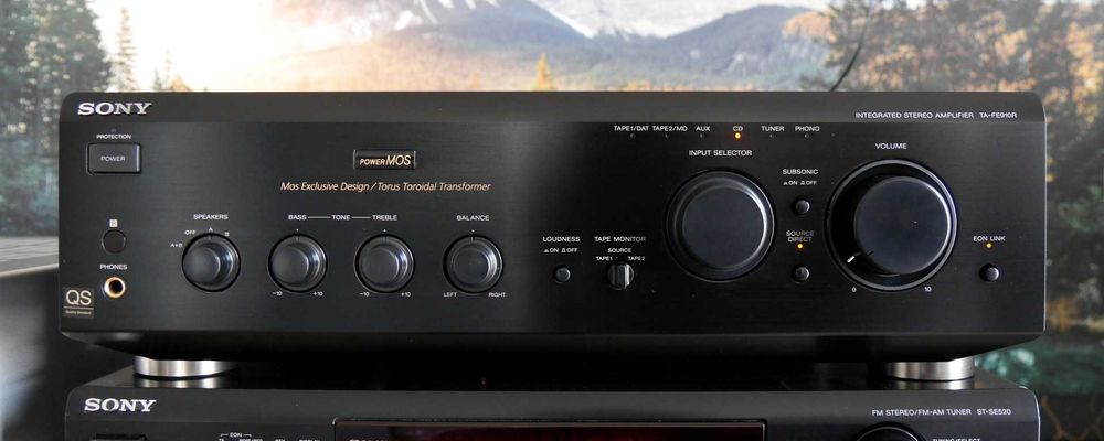Sony TA-FE910R [QS] - mocny, jedyny z serii z aluminiowym frontem