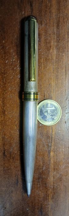 Esferográfica prata antiga