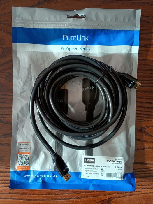 KABEL HDMI 2.0b PURELINK PS3000--050 4K 18Gbps 5m