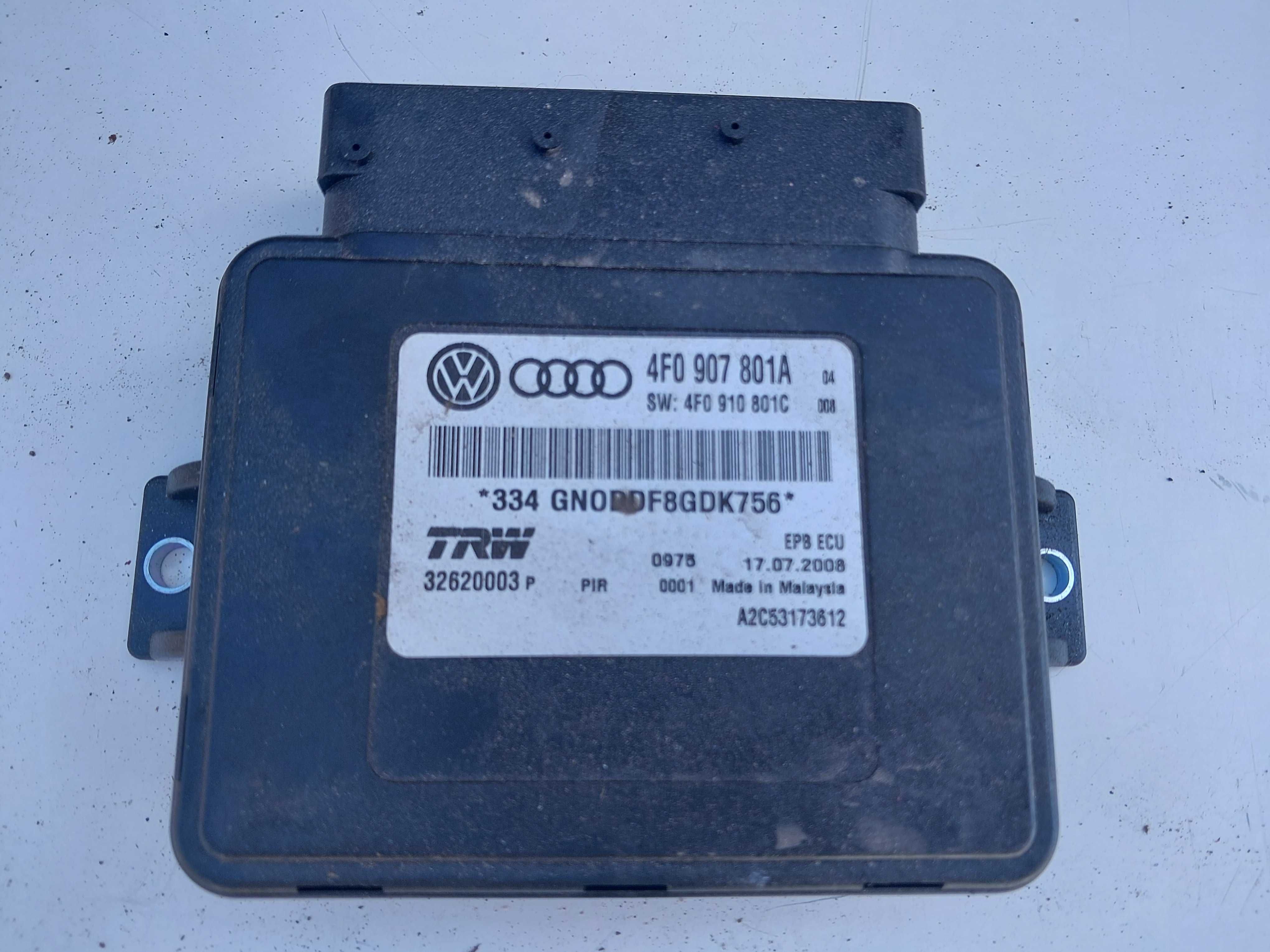 Moduł / Sterownik Hamulca Ręcznego Audi a6 c6 4F0,907,801A WYSYŁKA