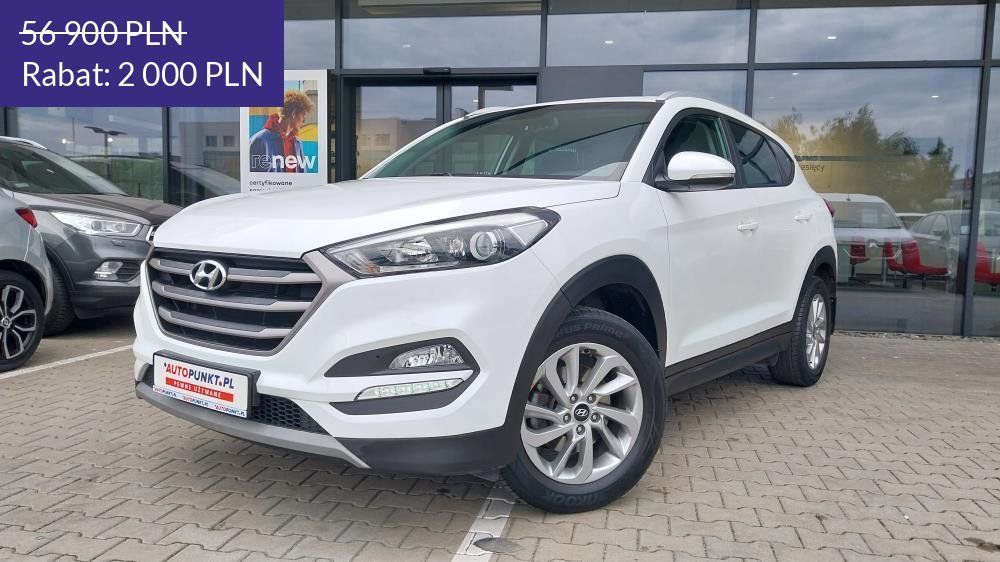 Hyundai Tucson Comfort, 2017r. Salon Polska/ Serwisowany