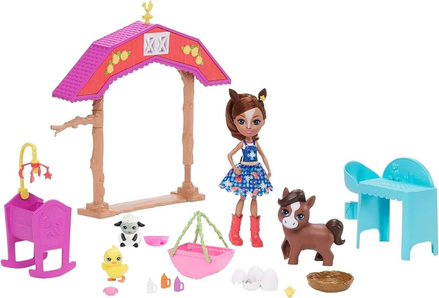 ОРИГИНАЛ! Детский сад для животных с куклой Лошадка Хайди Enchantimals
