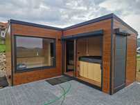 Solidnie wykonana Sauna ogrodowa