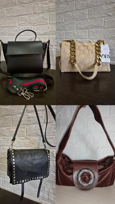 Шкіряна жіноча сумка