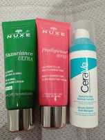 Nuxe Boost krem,Nuxe Nuxuriance Ultra spf 30, CeraVe Retinol serum