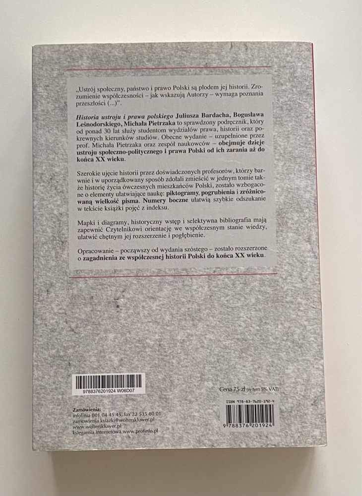 Historia Ustroju i Prawa polskiego Bardach