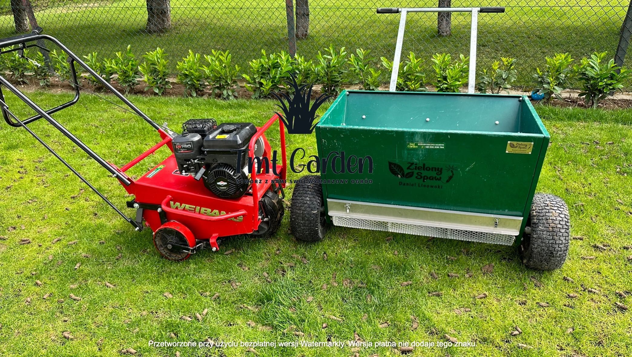 Wynajem aerator rurkowy Waibang wraz z piaskarką